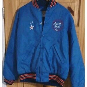 Vtg Cedar Mill Oregon Little League Baseball Bomber Jacket Cubs S Birdie USA
